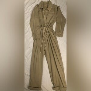Free People Quinn Utility Jumpsuit Size Medium NWOT